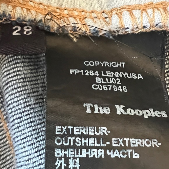 The Kooples Lenny Blue02 Flare Jeans Size 28 - Picture 10 of 11